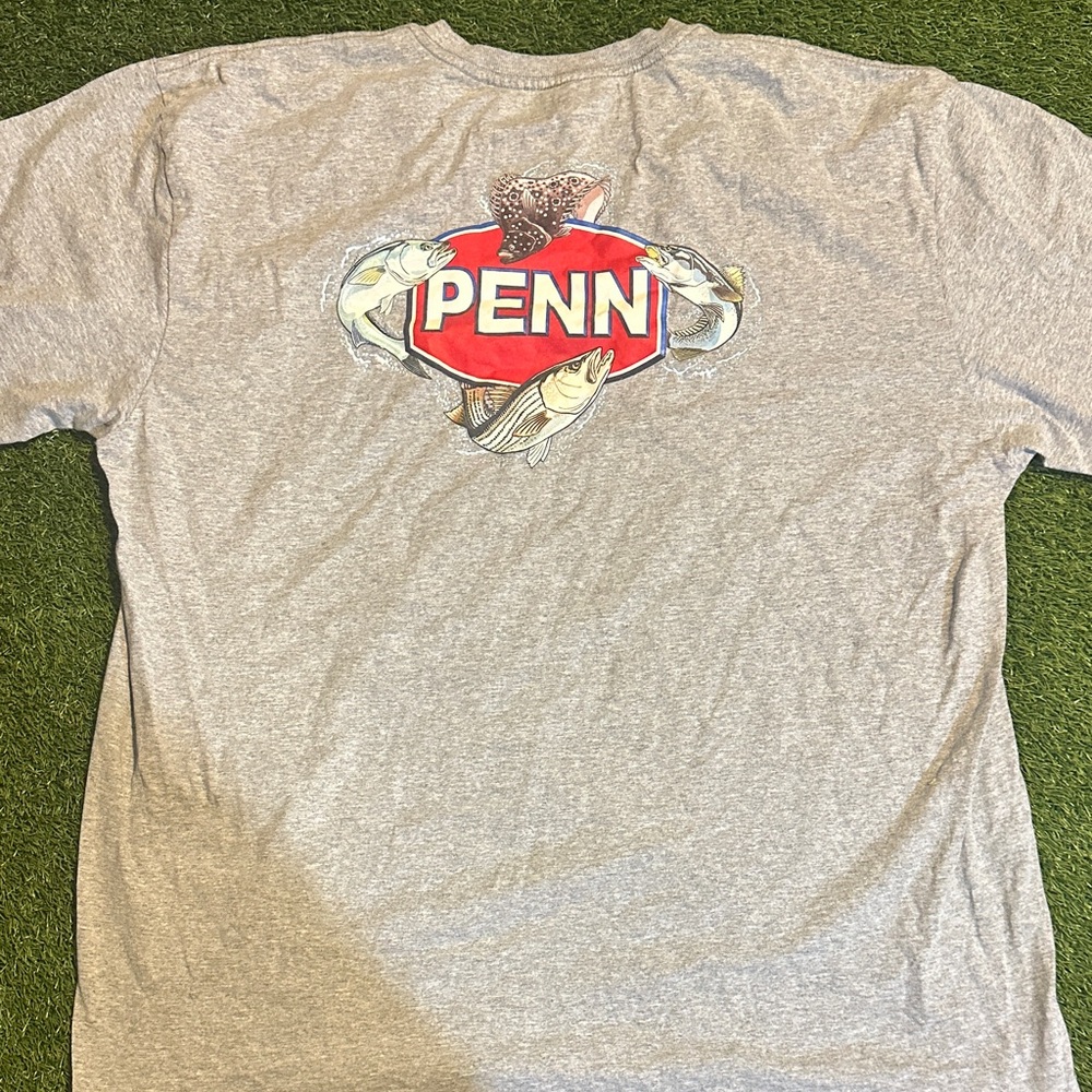 Vintage Penn Fishing Bait Gray Men's T-Shirt